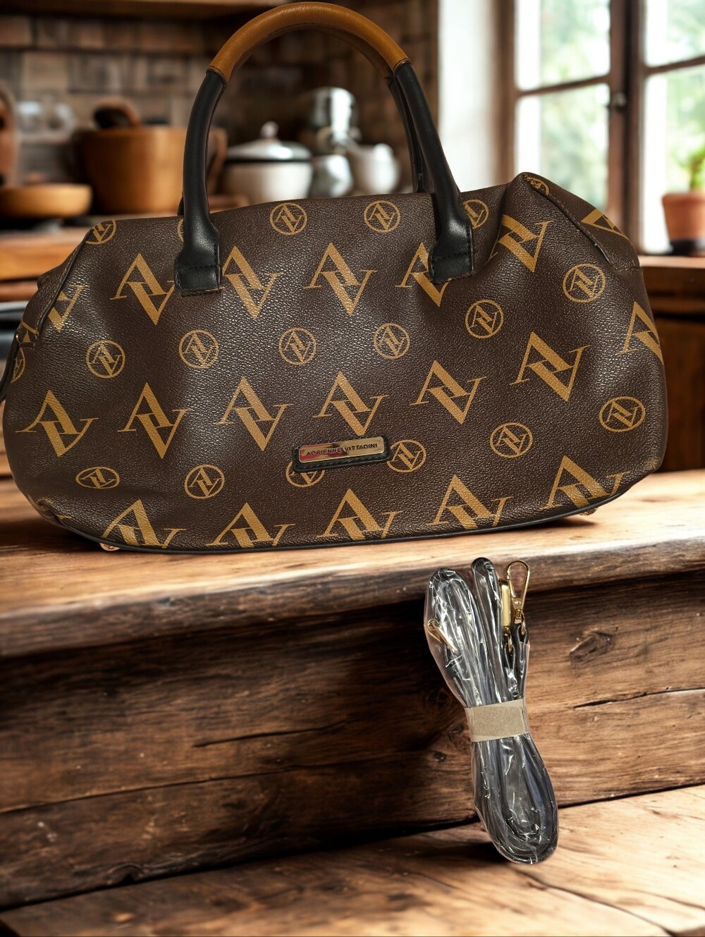 Adrienne Vittadini Signature Satchel – New with Tags